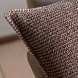 Mocha Brown Woven Cushion