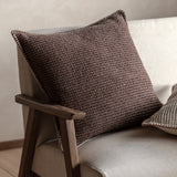 Mocha Brown Woven Cushion