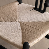 Nara Black Wishbone Chairs (Pair)