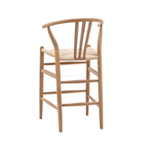 Nara Natural Wishbone Bar Stools (Pair)