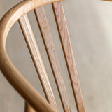 Nara Natural Wishbone Bar Stools (Pair)