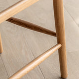 Nara Natural Wishbone Bar Stools (Pair)
