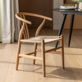 Nara Natural Wishbone Chairs (Pair)