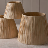 Natural Raffia Lamp Shades