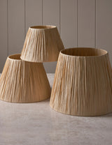 Natural Raffia Lamp Shades