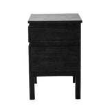 Nomad Black Bedside Table