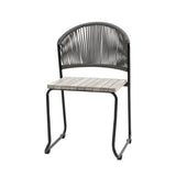 Odense Industrial Outdoor Dining Chairs (Pair)