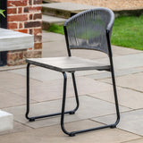 Odense Industrial Outdoor Dining Chairs (Pair)