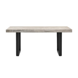 Odense Industrial Outdoor Dining Table - 6-Seater