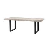 Odense Industrial Outdoor Dining Table - 8-Seater