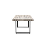 Odense Industrial Outdoor Dining Table - 8-Seater