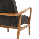 Oskar Dark Grey Boucle Armchair