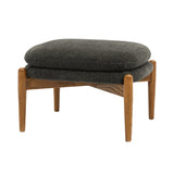 Oskar Dark Grey Boucle Footstool