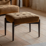 Otto Dark Mustard Footstool