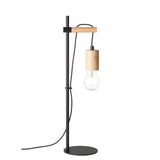 Rafe Wooden & Black Table Lamp