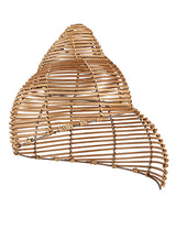 Rattan Natural Spiral Shell Light Shade - Small Only