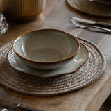 Ribe Natural Porcelain Dinnerware - Pasta Bowl