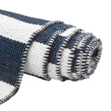 Rutna Geometric Blue Rug