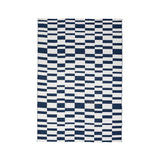 Rutna Geometric Blue Rug - Small