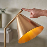 Seren Brass Floor Light