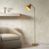 Seren Brass Floor Light