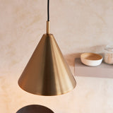 Seren Brass Pendant Light