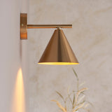 Seren Brass Wall Light