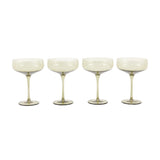 Skal Green Champagne Glasses (Set of Four)