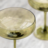 Skal Green Champagne Glasses (Set of Four)