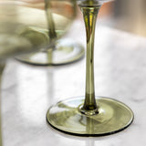 Skal Green Champagne Glasses (Set of Four)