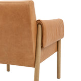 Stavanger Brown Leather Armchair