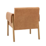 Stavanger Brown Leather Armchair
