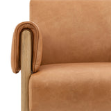 Stavanger Brown Leather Armchair