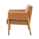 Stavanger Brown Leather Armchair