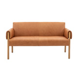 Stavanger Brown Leather Sofa