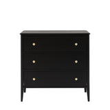 Svana Black Chest of Drawers