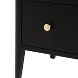 Svana Black Chest of Drawers