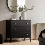 Svana Black Chest of Drawers