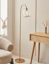 Svela Brass Floor Light