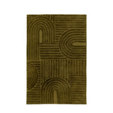 Tampere Geometric Green Rug