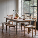 Vejle Natural Oak Dining Chairs (Pair)