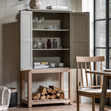 Vejle Lichen Oak Freestanding Storage Cupboard