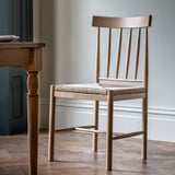 Vejle Natural Oak Dining Chairs (Pair)