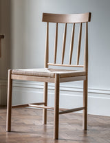 Vejle Natural Oak Dining Chairs (Pair)