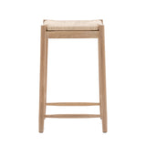 Vejle Natural Oak Rustic Stool