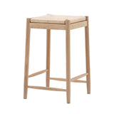 Vejle Natural Oak Rustic Stool