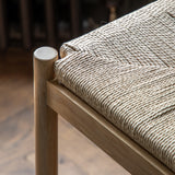 Vejle Natural Oak Rustic Stool