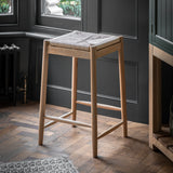 Vejle Natural Oak Rustic Stool