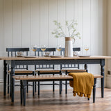 Vejle Night Sky Oak Extending Dining Table