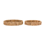 Water Hyacinth Trays (Set of Two)